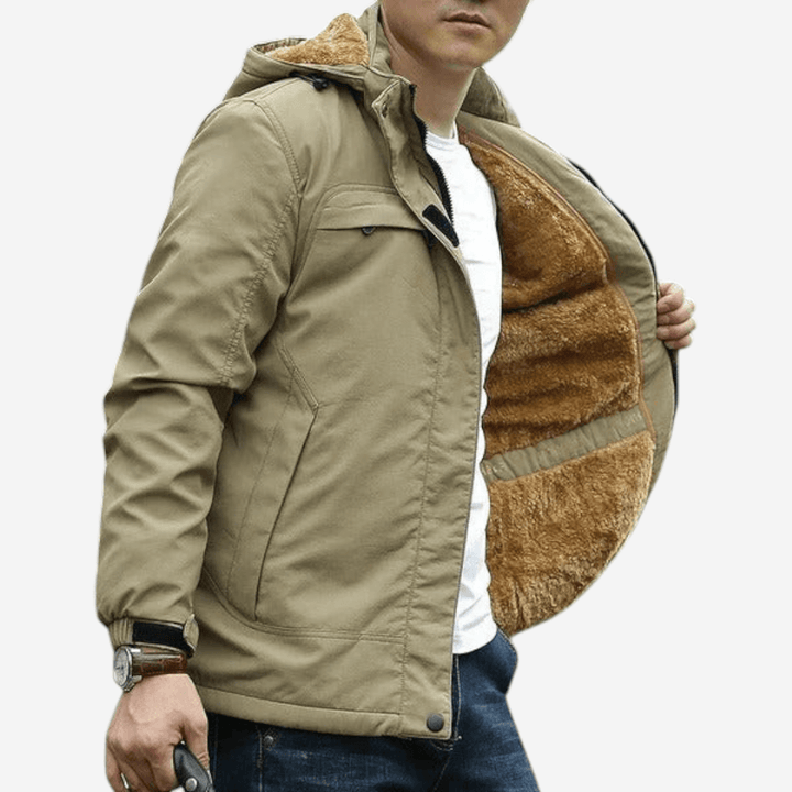 Unisex Hooded Winter Jacket Insulated Warm Fit