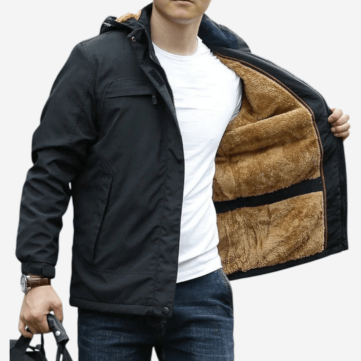 Unisex Hooded Winter Jacket Insulated Warm Fit