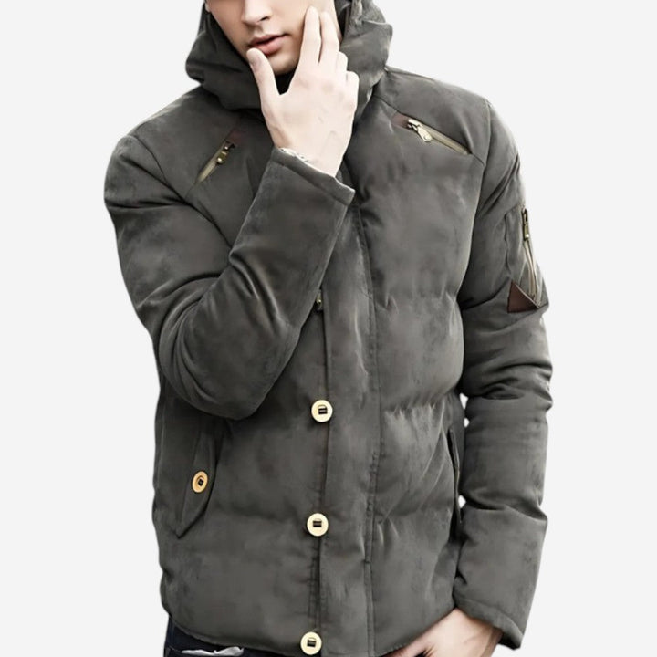 Unisex Insulated Padded Coat Quilted Warm Fit - BritishMode