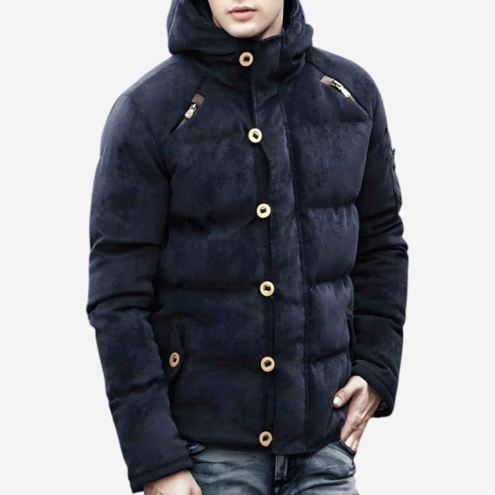 Unisex Insulated Padded Coat Quilted Warm Fit