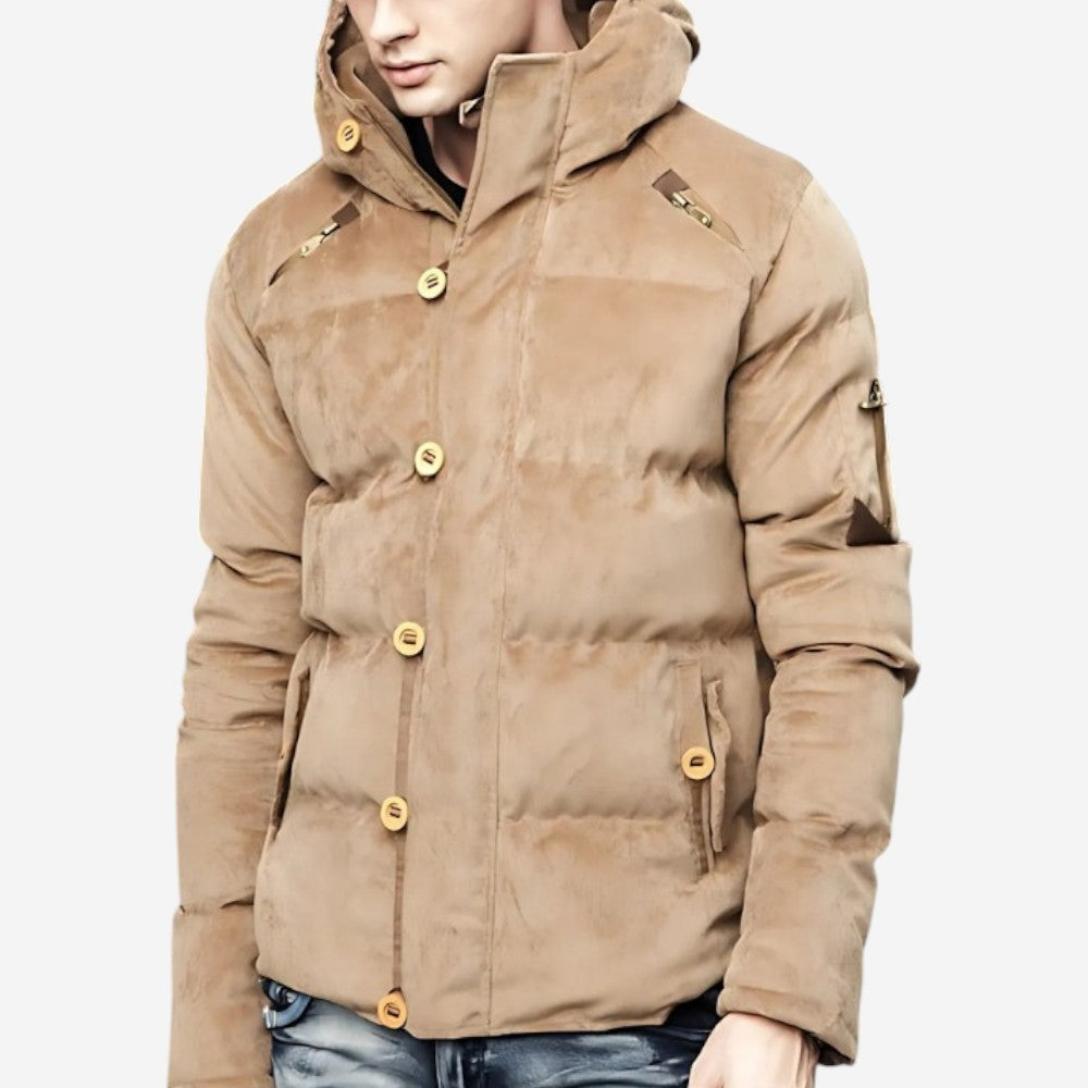 Unisex Insulated Padded Coat Quilted Warm Fit
