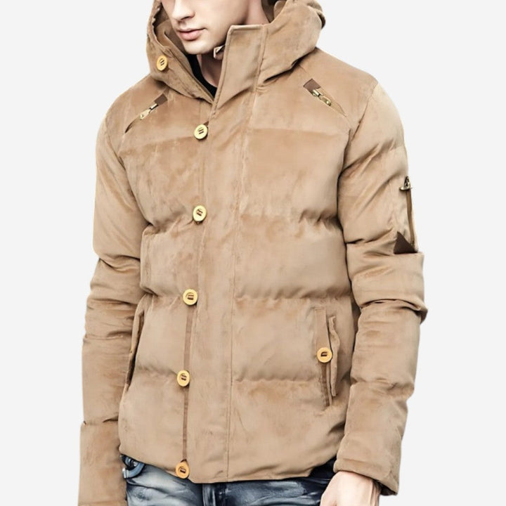 Unisex Insulated Padded Coat Quilted Warm Fit