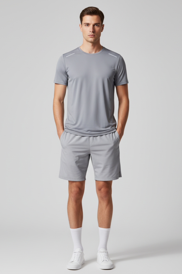 Mens Sports T-Shirt Quick-Dry Breathable Fit - BritishMode