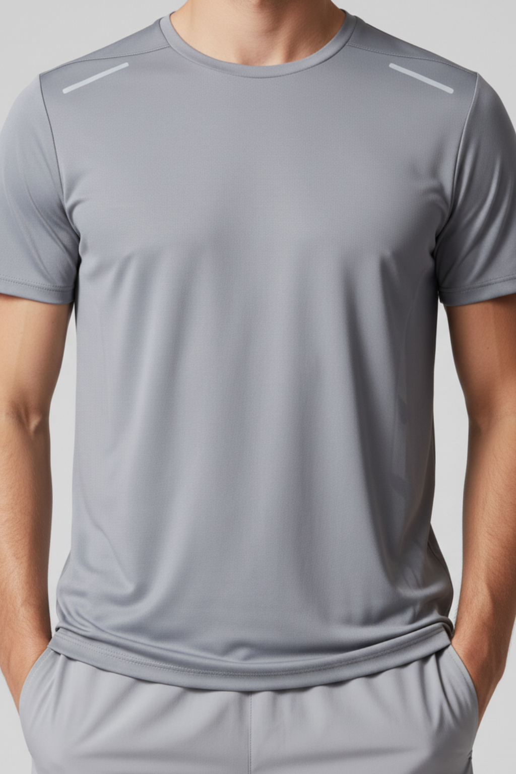 Mens Athletic T-Shirt Quick Dry Performance