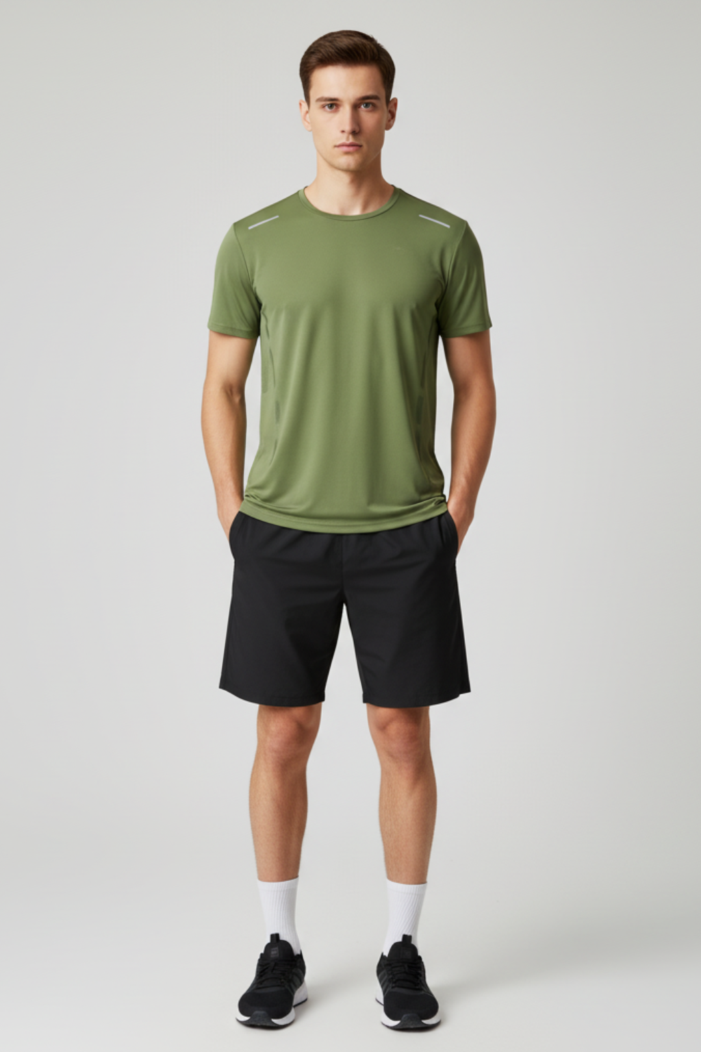 Mens Sports T-Shirt Quick-Dry Breathable Fit