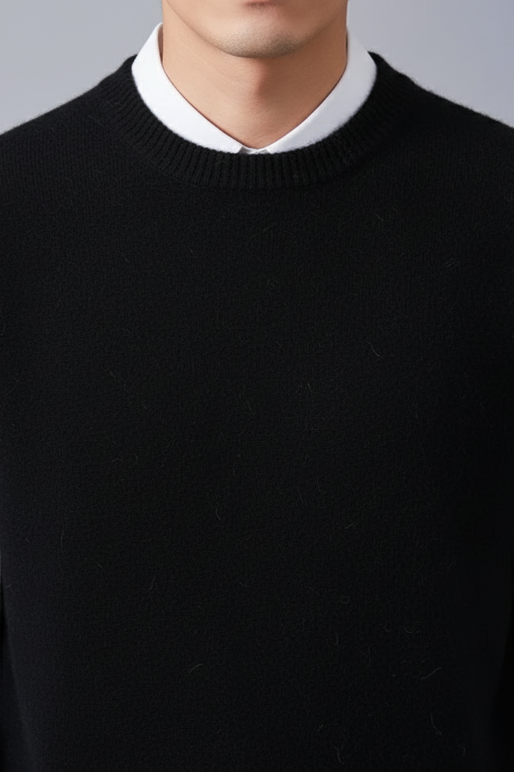 Mens Sweater Fibre Blend Oversized Fit