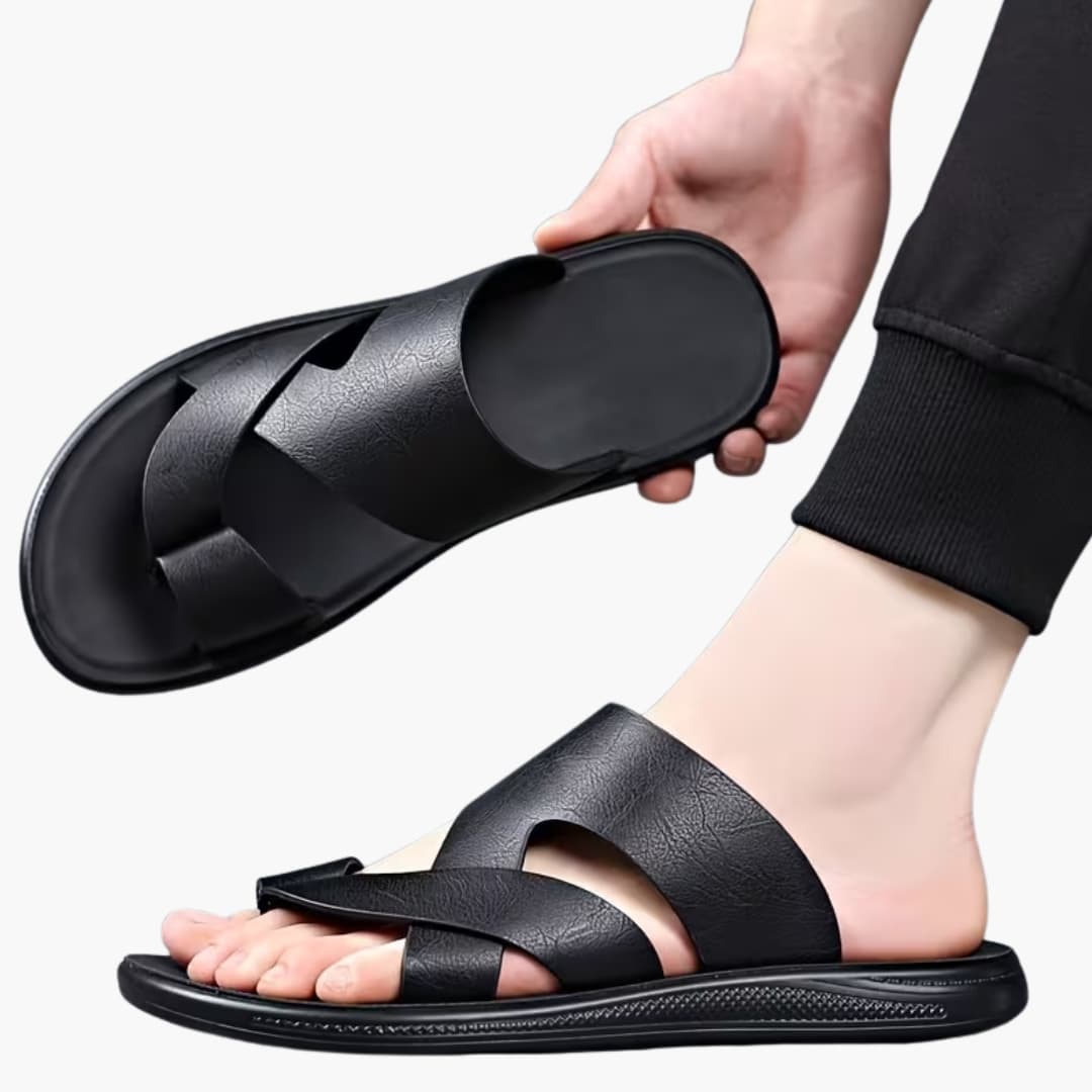 Mens Sandals Slip-On Design Round Toe - BritishMode