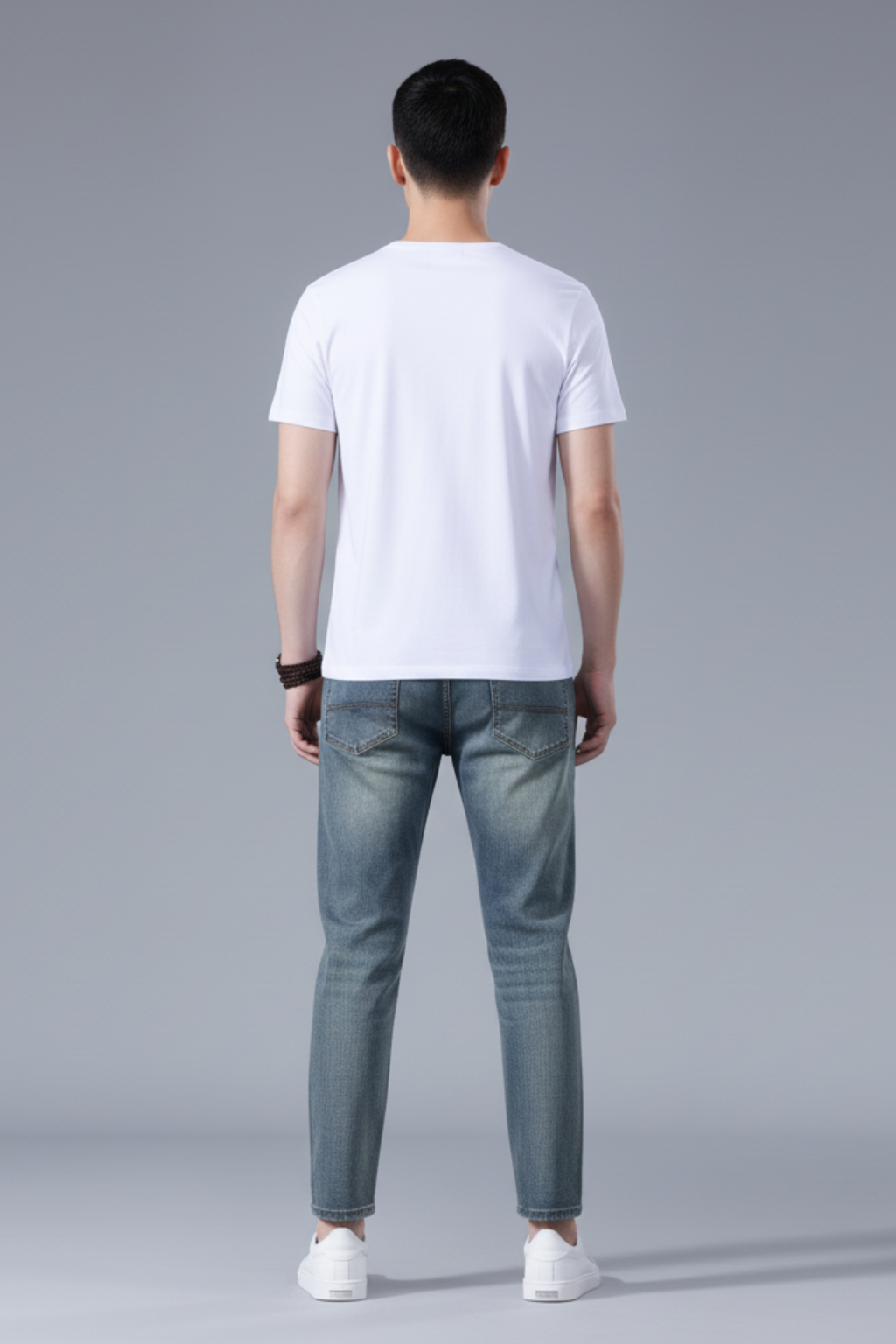 Mens Slim Fit Jeans Ankle Length
