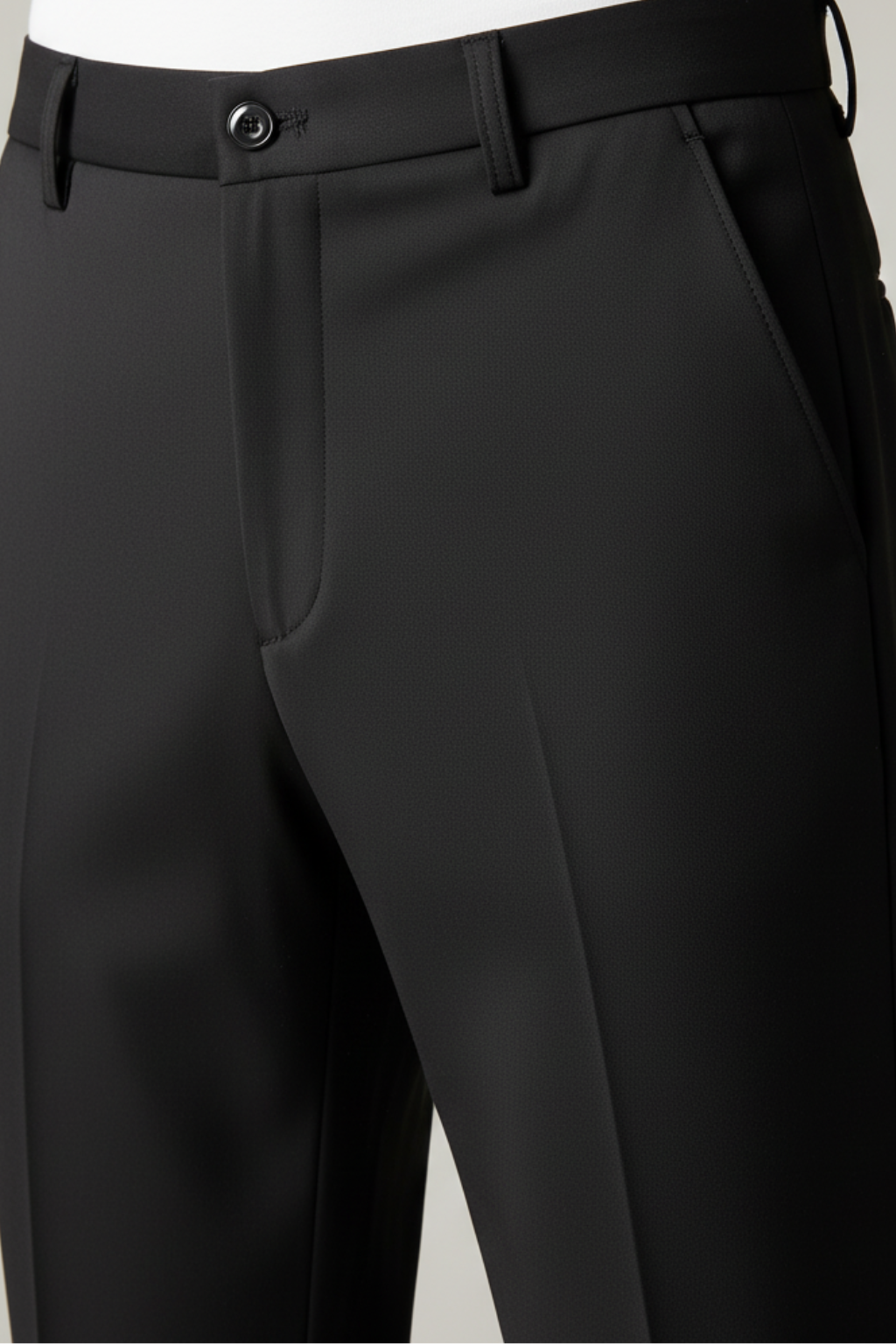 Mens Dress Pants Tailored Flat Front