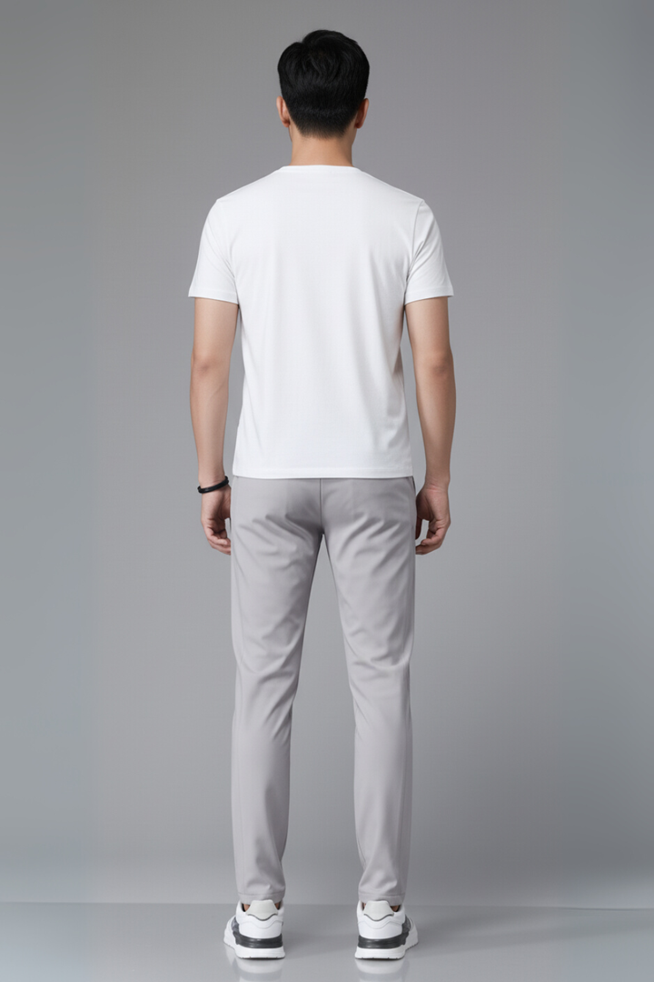 Mens Slim Fit Pants Ultra-Thin Straight
