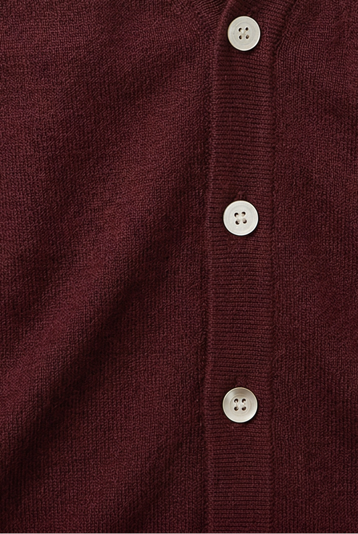 Mens Cardigan Knitwear Button Front V-Neck
