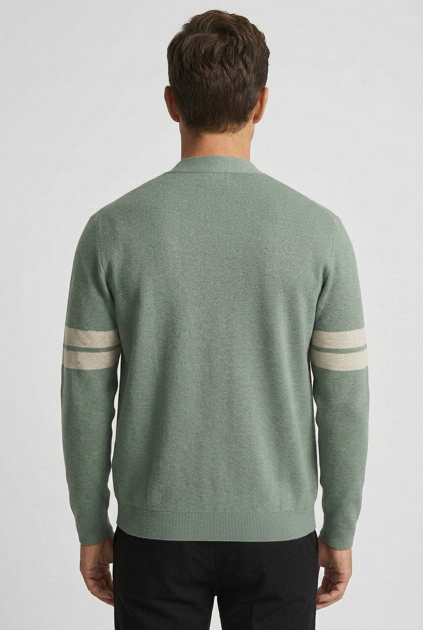 Mens Lightweight Knit Cardigan with Front Pockets