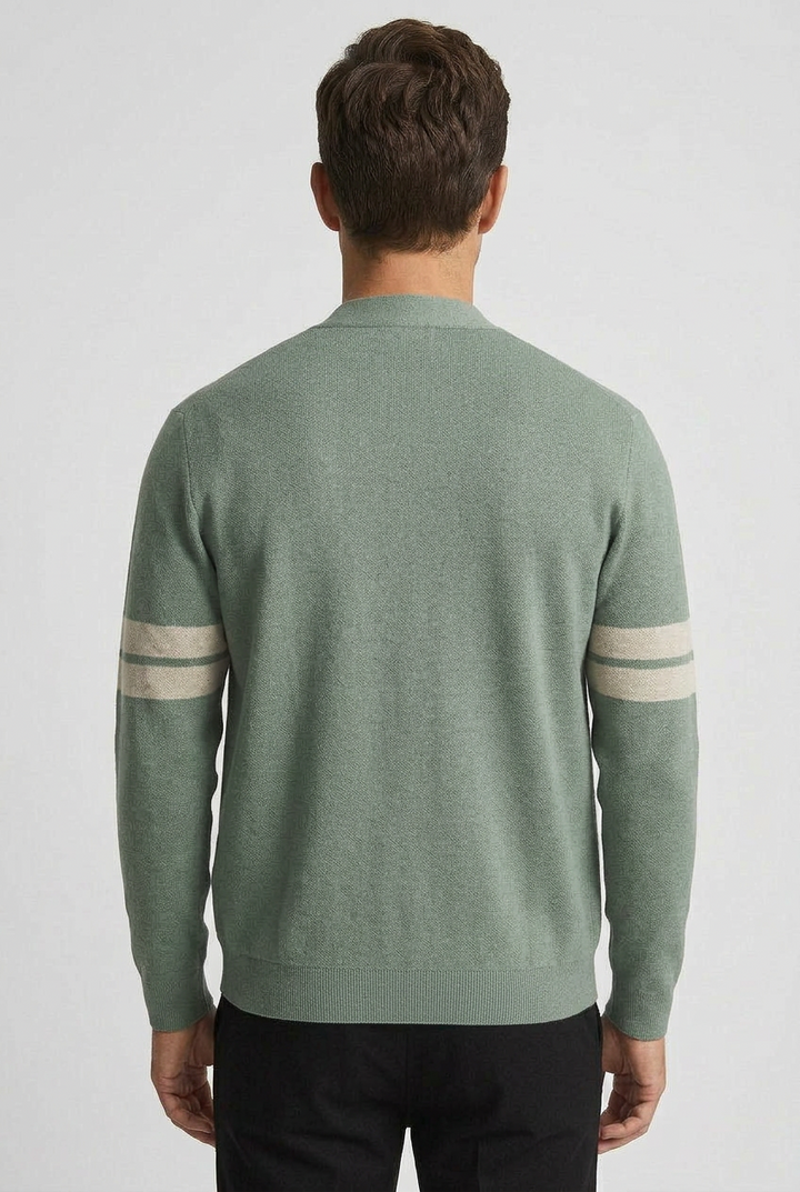 Mens Lightweight Knit Cardigan with Front Pockets