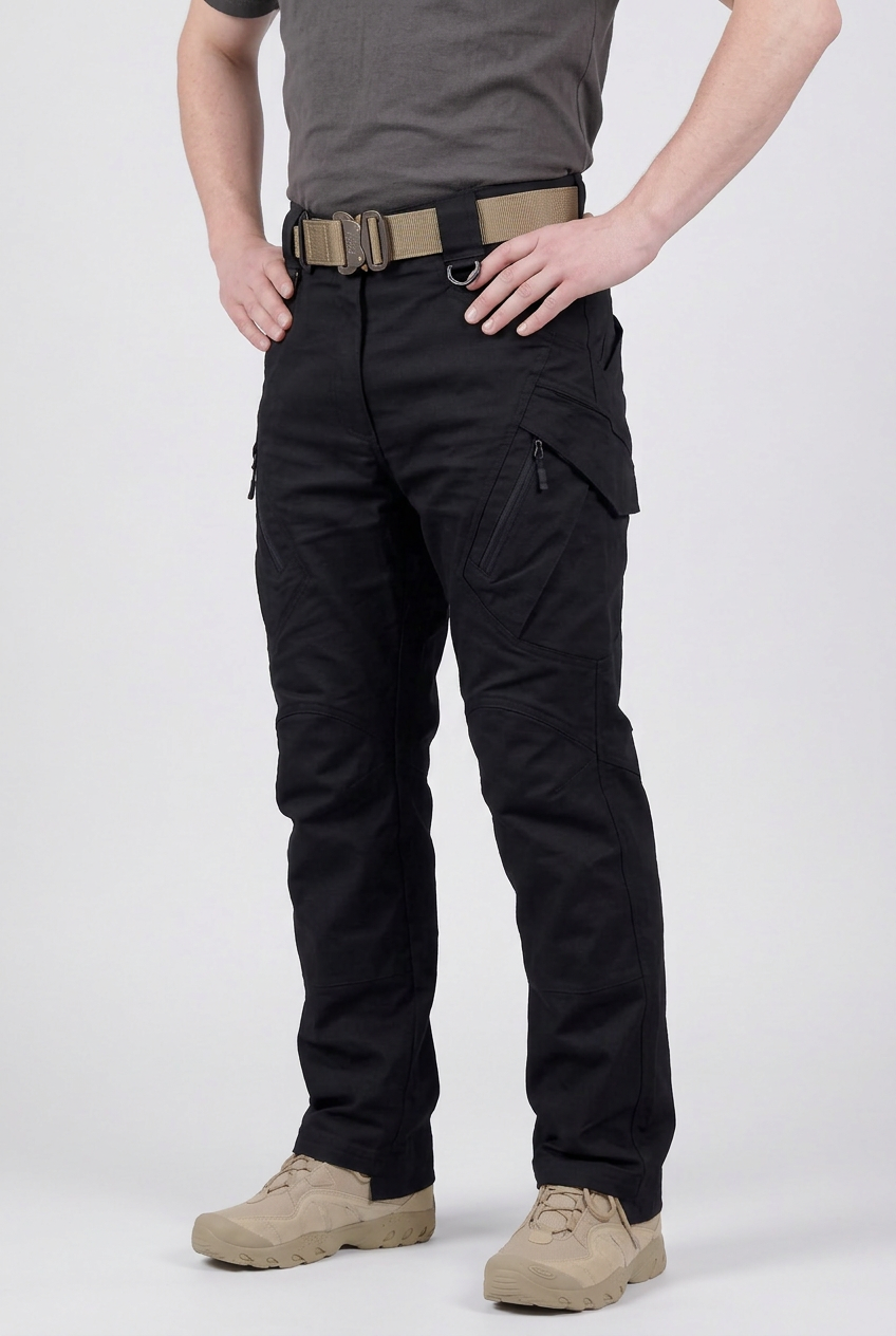 Mens Cargo Trousers Water-Resistant Tactical Fit
