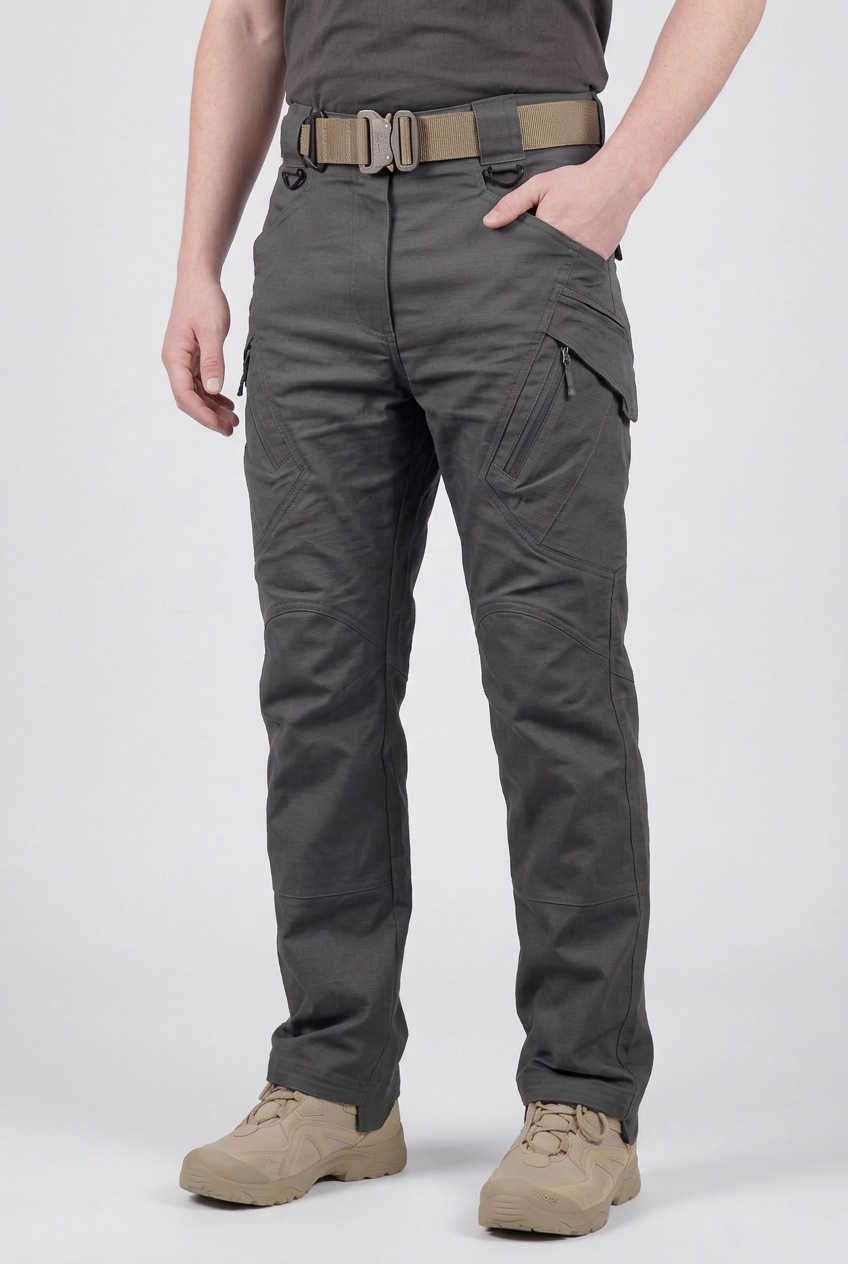 Mens Cargo Trousers Water-Resistant Tactical Fit