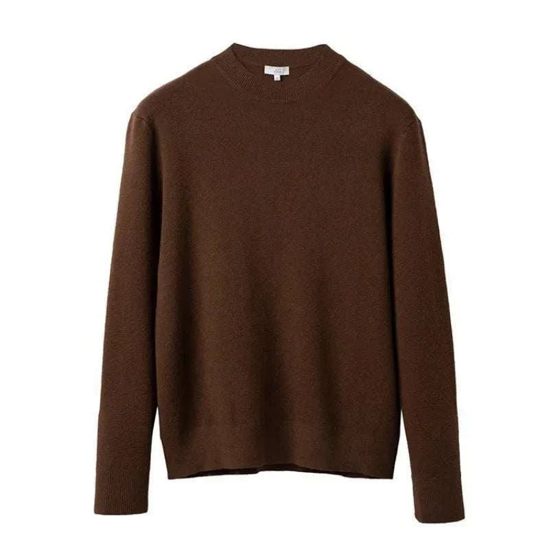 Mens Slim Fit Knit Sweater Elegant Style