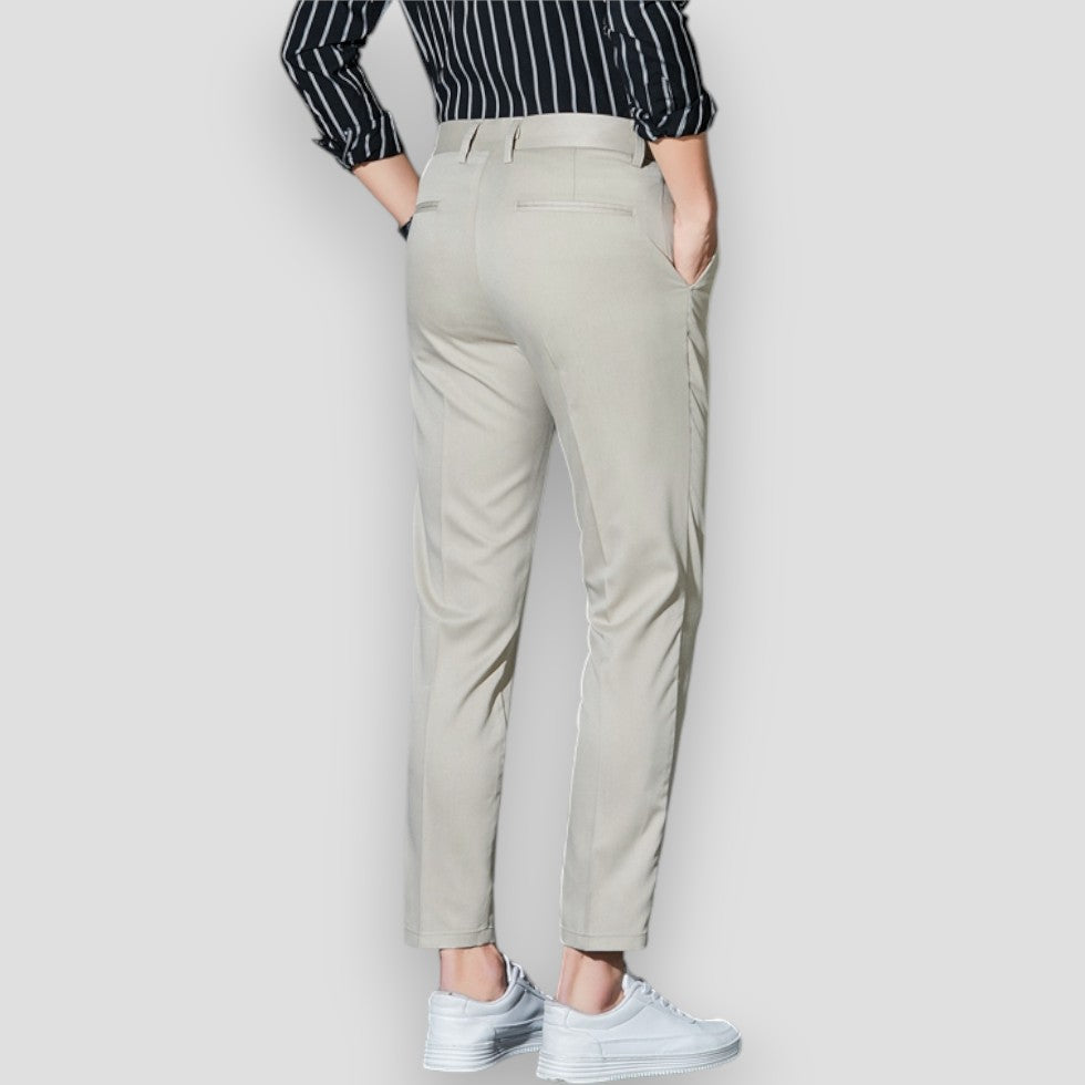 Mens Chino Pants Stretch Cotton Slim Fit