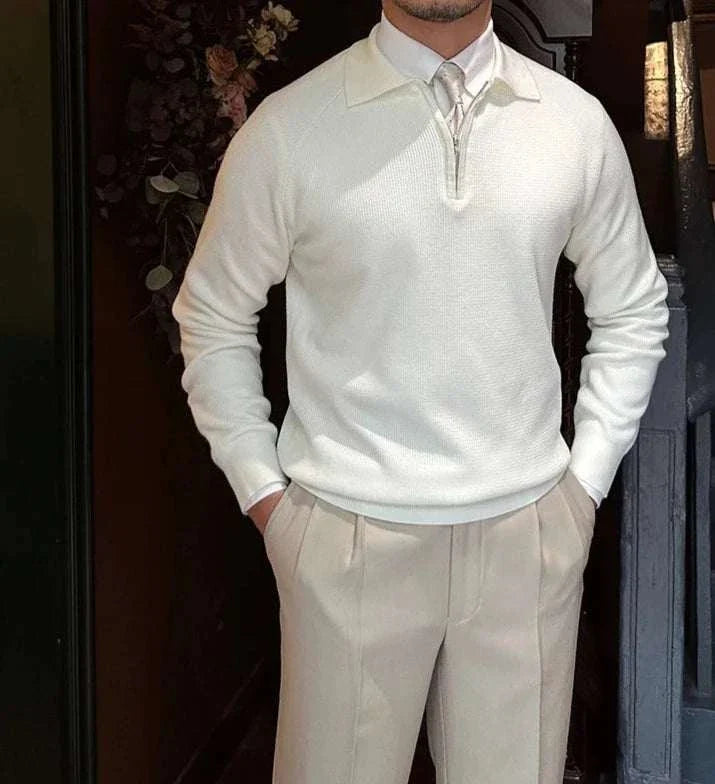 Mens Knit Pullover Sweater Regular Fit