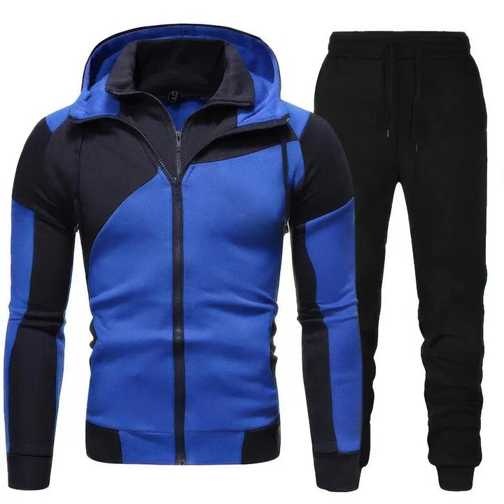 Mens Tracksuit Set Cotton Blend Relaxed Fit