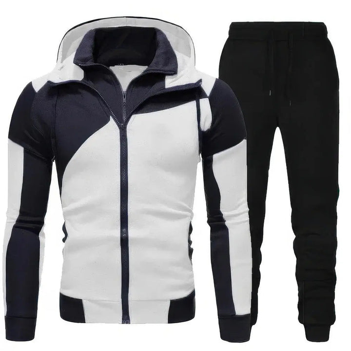 Mens Tracksuit Set Cotton Blend Relaxed Fit
