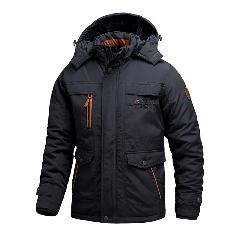 Mens Outdoor Coat Waterproof Removable Hood