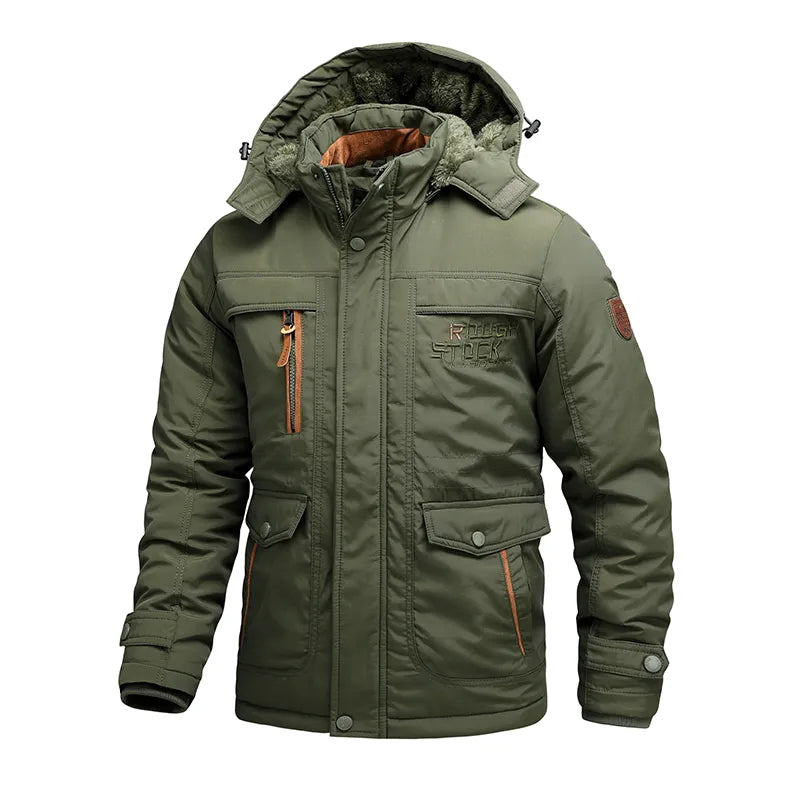 Mens Outdoor Coat Waterproof Removable Hood