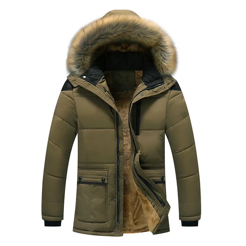 Mens Insulated Winter Coat Warm Fit