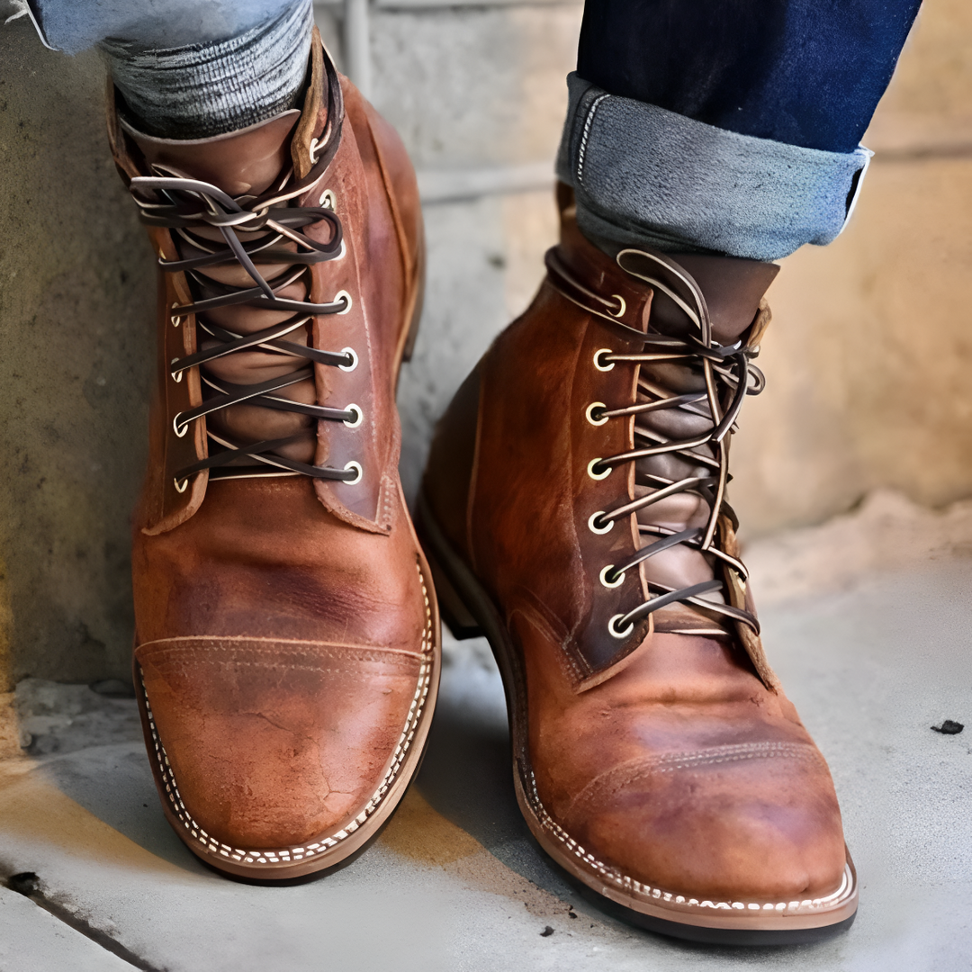 Mens Formal Leather Shoes Classic Fit - BritishMode