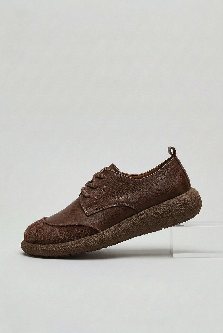 Mens Shoes Suede and Leather Look Cushioned Insole