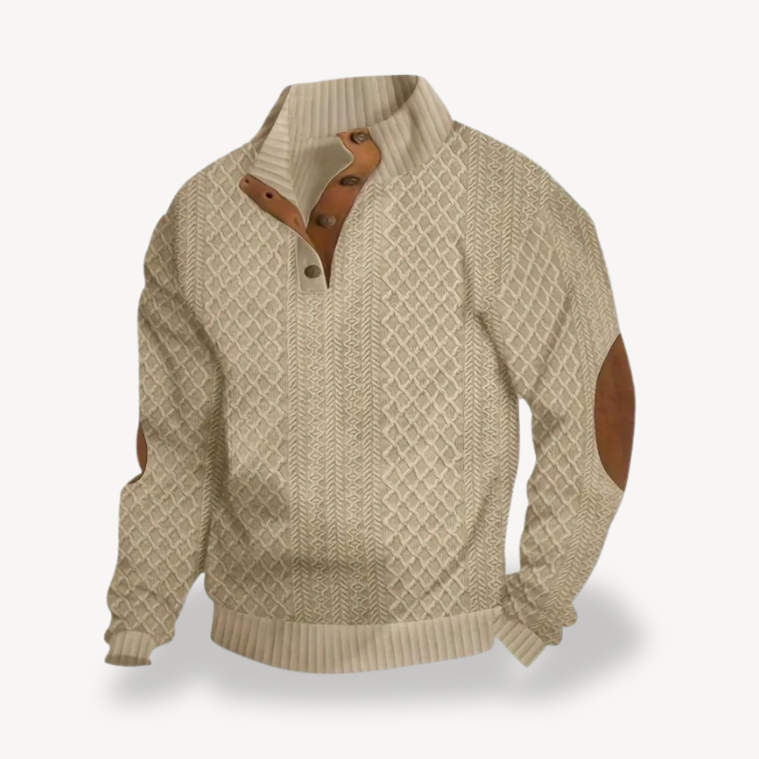 Mens Quilted Pullover Heritage Style - BritishMode