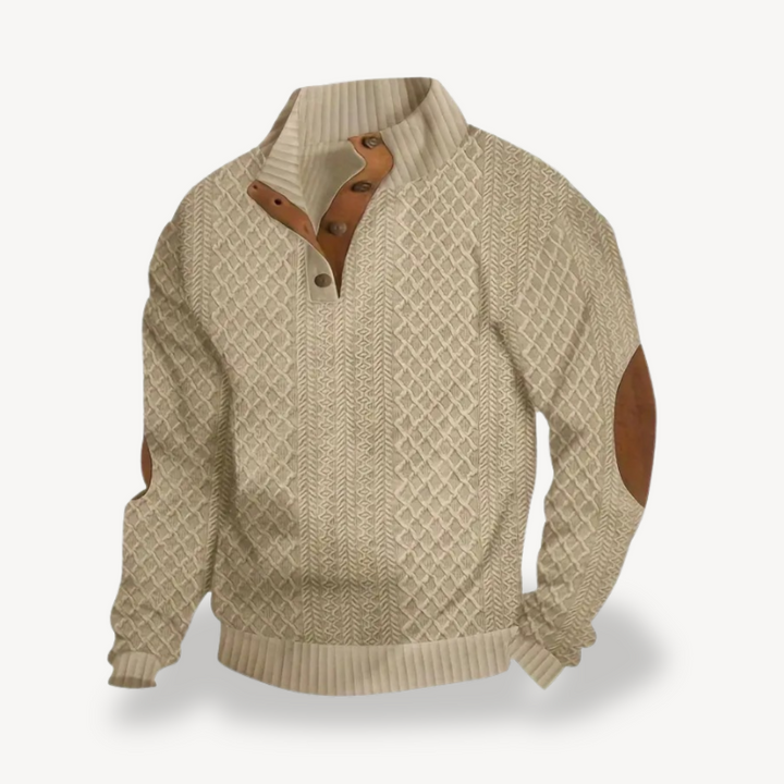 Mens Quilted Pullover Heritage Style - BritishMode