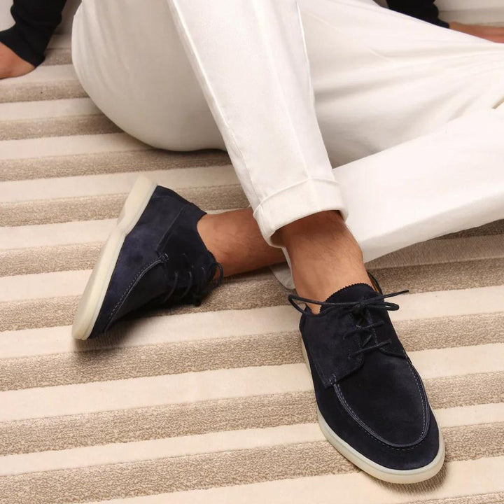 Mens Derby Shoes Suede Casual - BritishMode