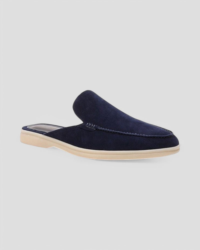 Mens Loafers Backless Slip-On Style