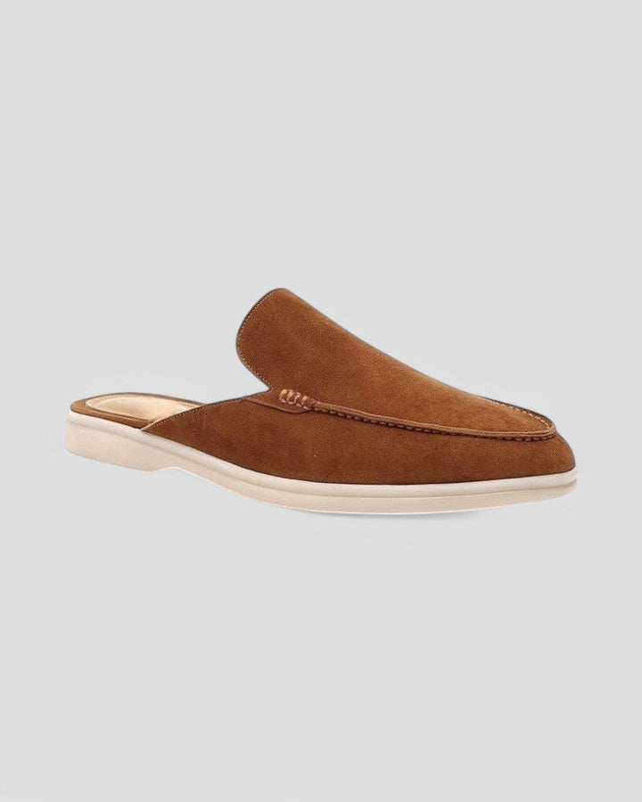 Mens Loafers Backless Slip-On Style