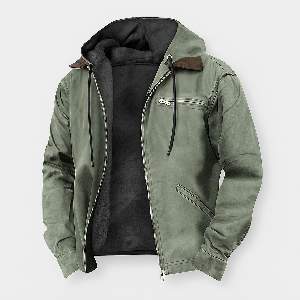 Mens Jacket Elegant Style Fall Season
