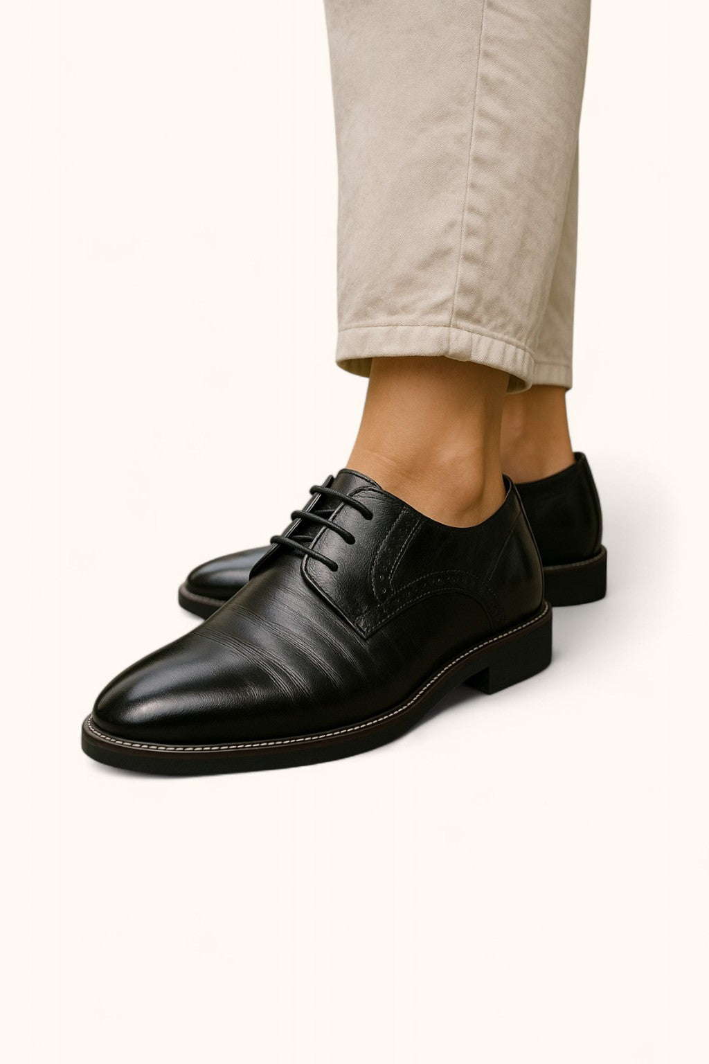 Mens Brogue Oxford Dress Shoes Leather Formal Style