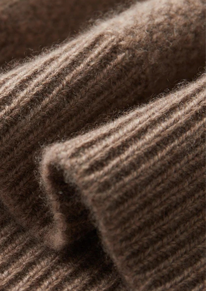 Mens Cable Knit Sweater Crew Neck Classic Fit