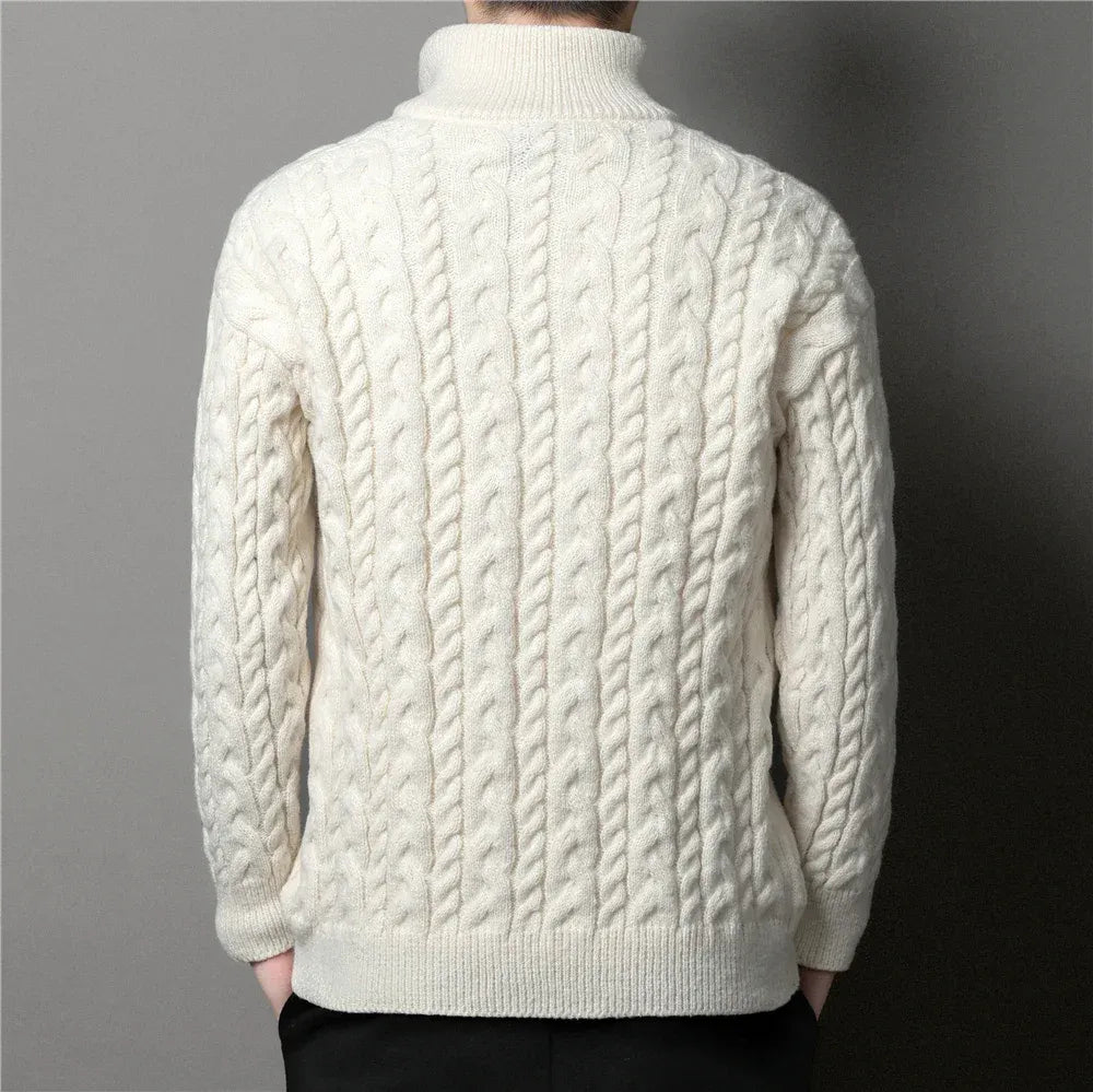 Womens Cable Knit Cardigan Relaxed Fit