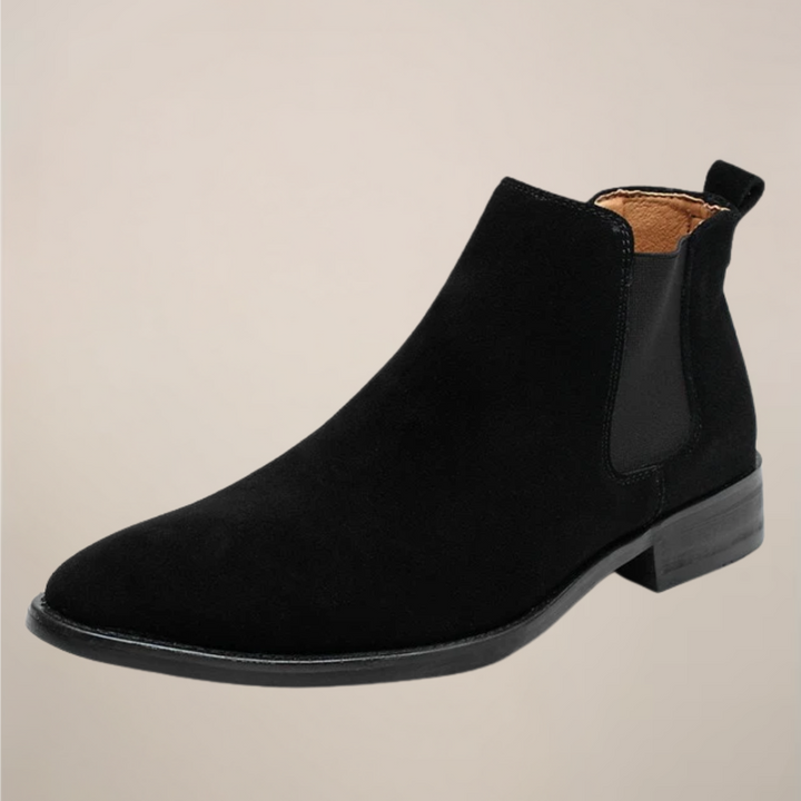 Mens Chelsea Boots Suede Slip-On - BritishMode