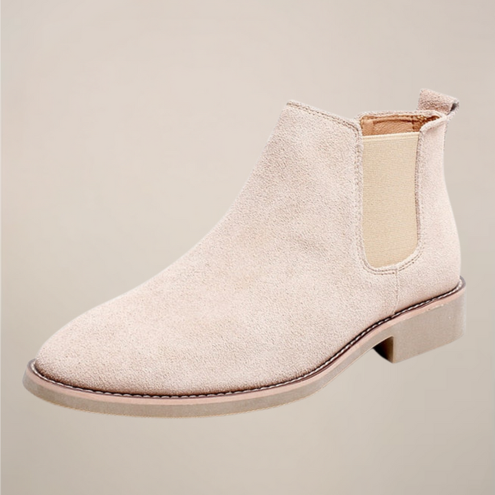Mens Chelsea Boots Suede Slip-On