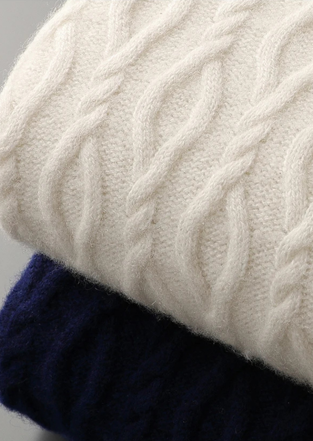 Mens Crew Neck Sweater Striped Trim Regular Fit