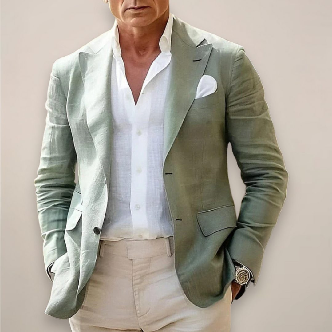 Mens Slim Fit Jacket Two Button