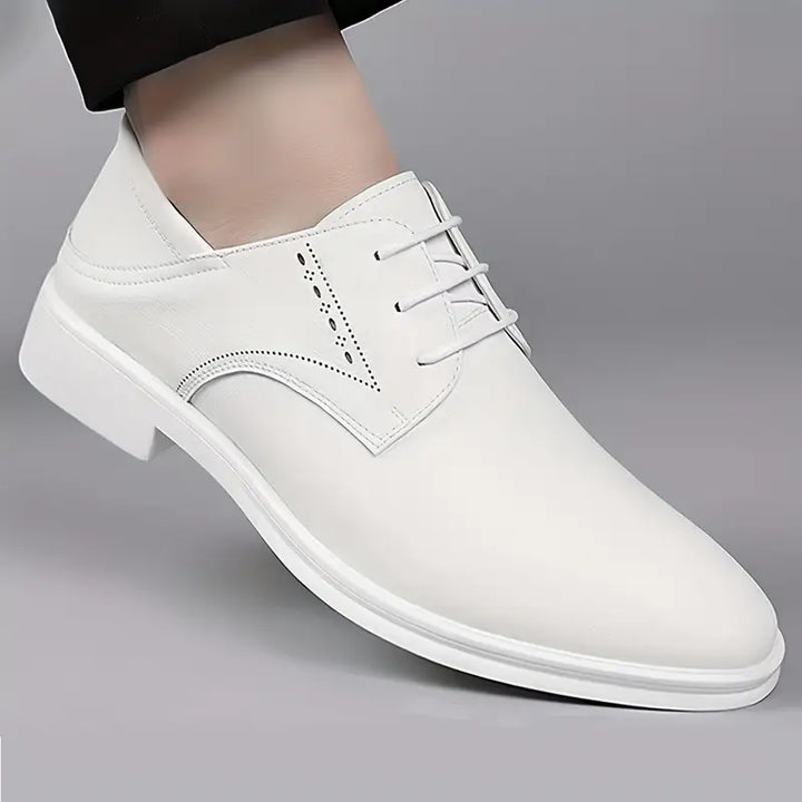 Mens Dress Shoes Lace-Up Durable Rubber Sole Business Casual
