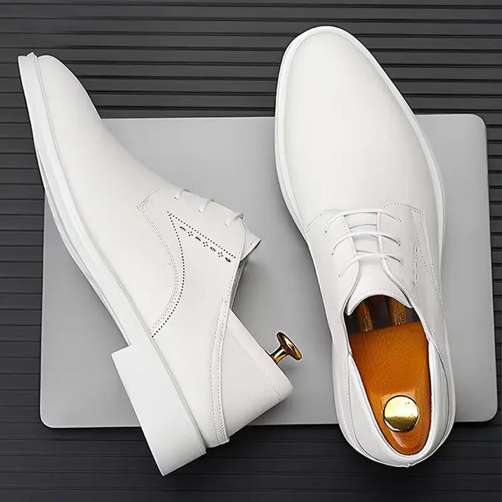 Mens Dress Shoes Lace-Up Durable Rubber Sole Business Casual