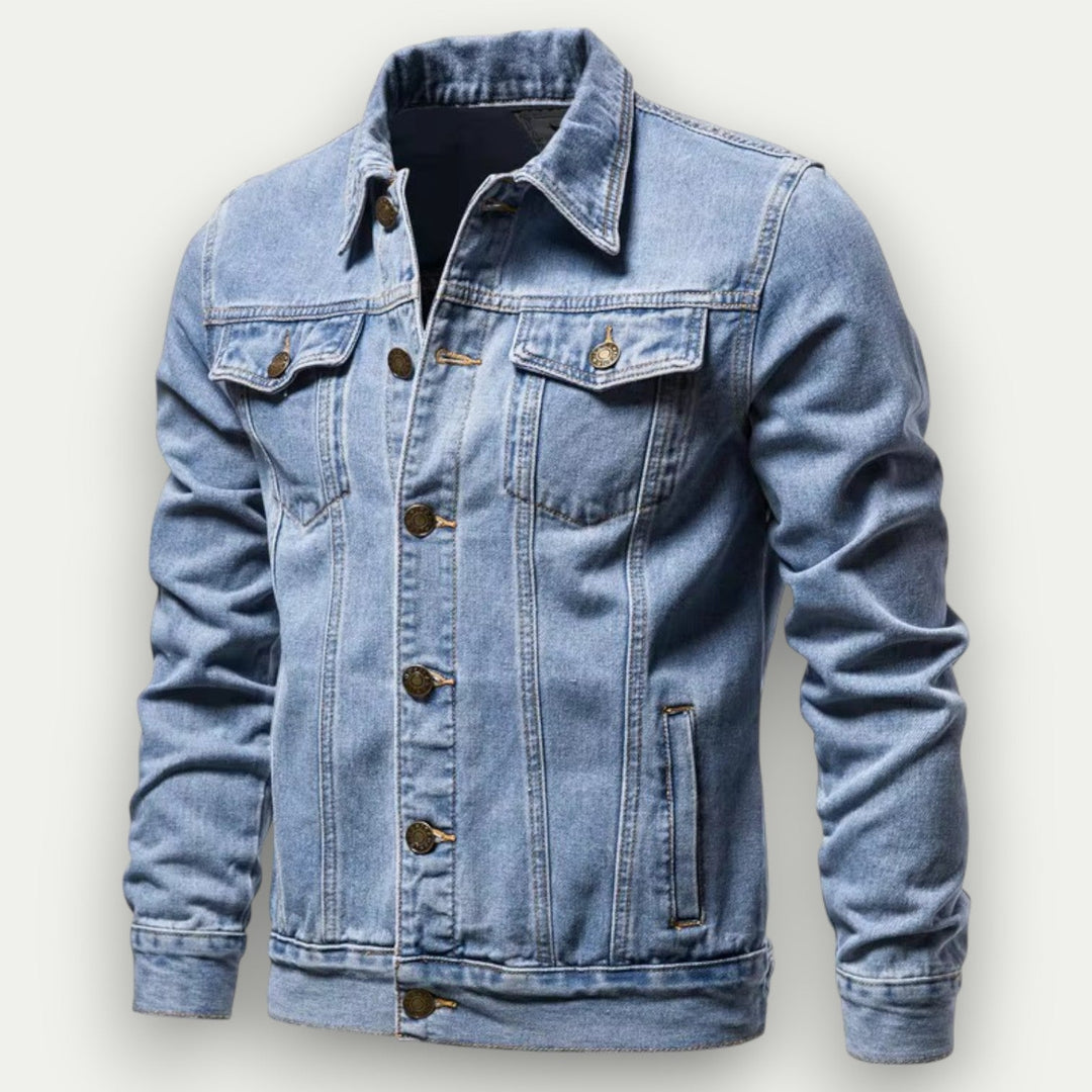 Mens Denim Jacket Classic Fit - BritishMode