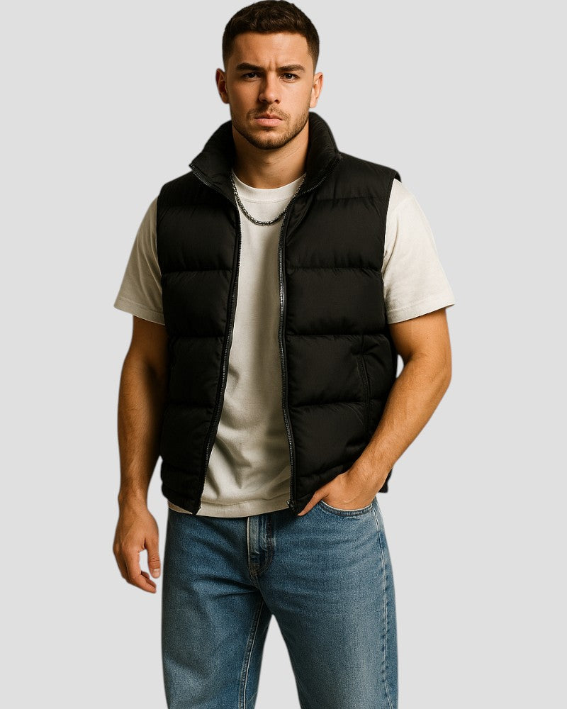 Mens Padded Vest Quilted Bodywarmer