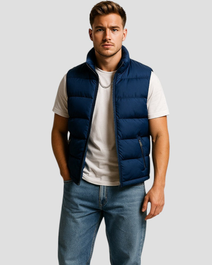 Mens Padded Vest Quilted Bodywarmer