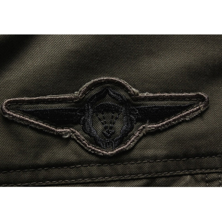 Mens Pilot Jacket with Stand-Up Collar