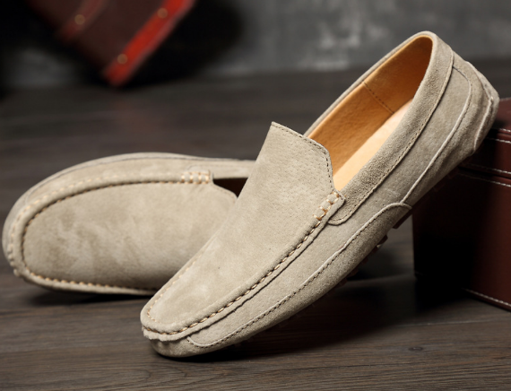 Womens Loafers Leather Slip-On Elegant Style