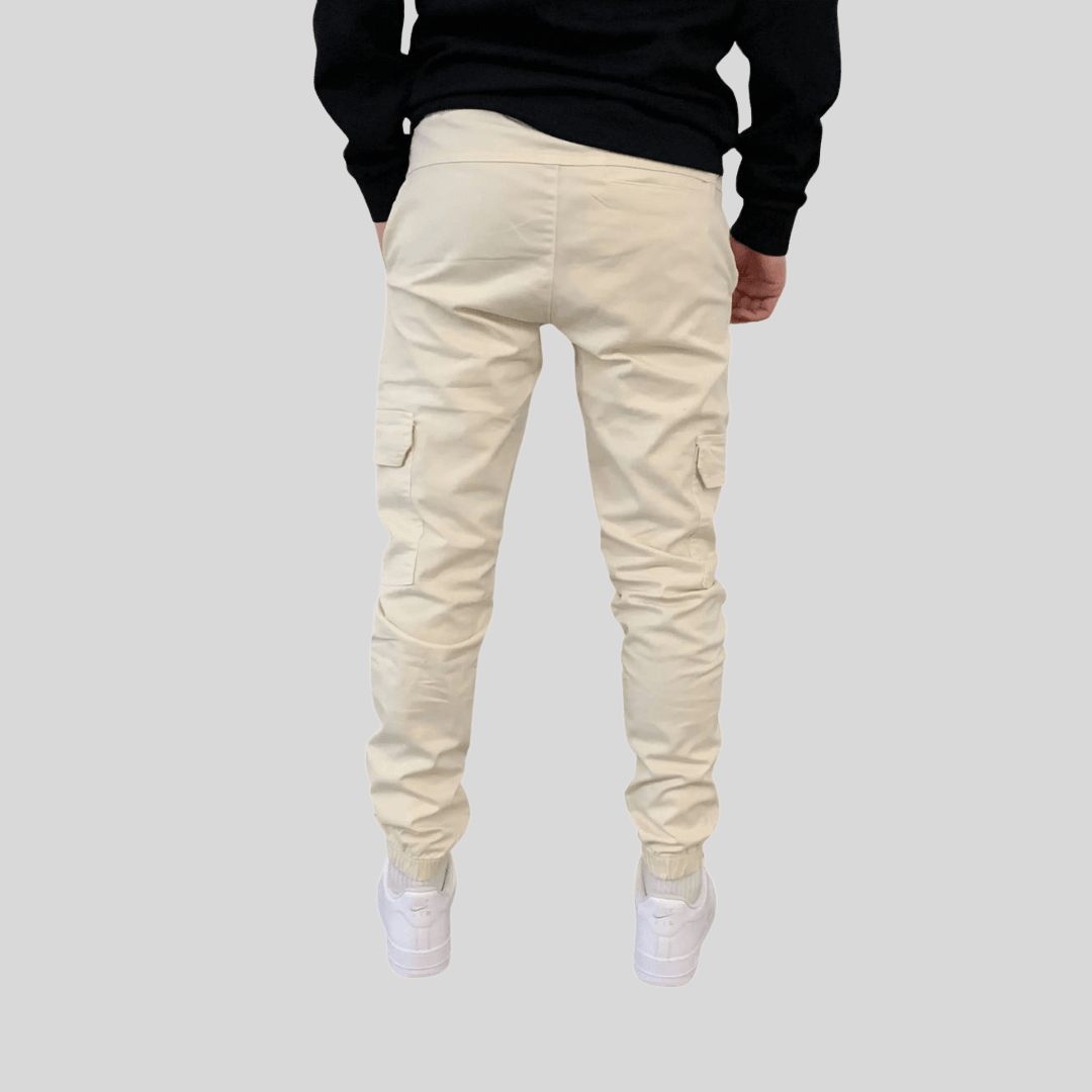 Mens Cargo Joggers Multi-Pocket Relaxed Fit
